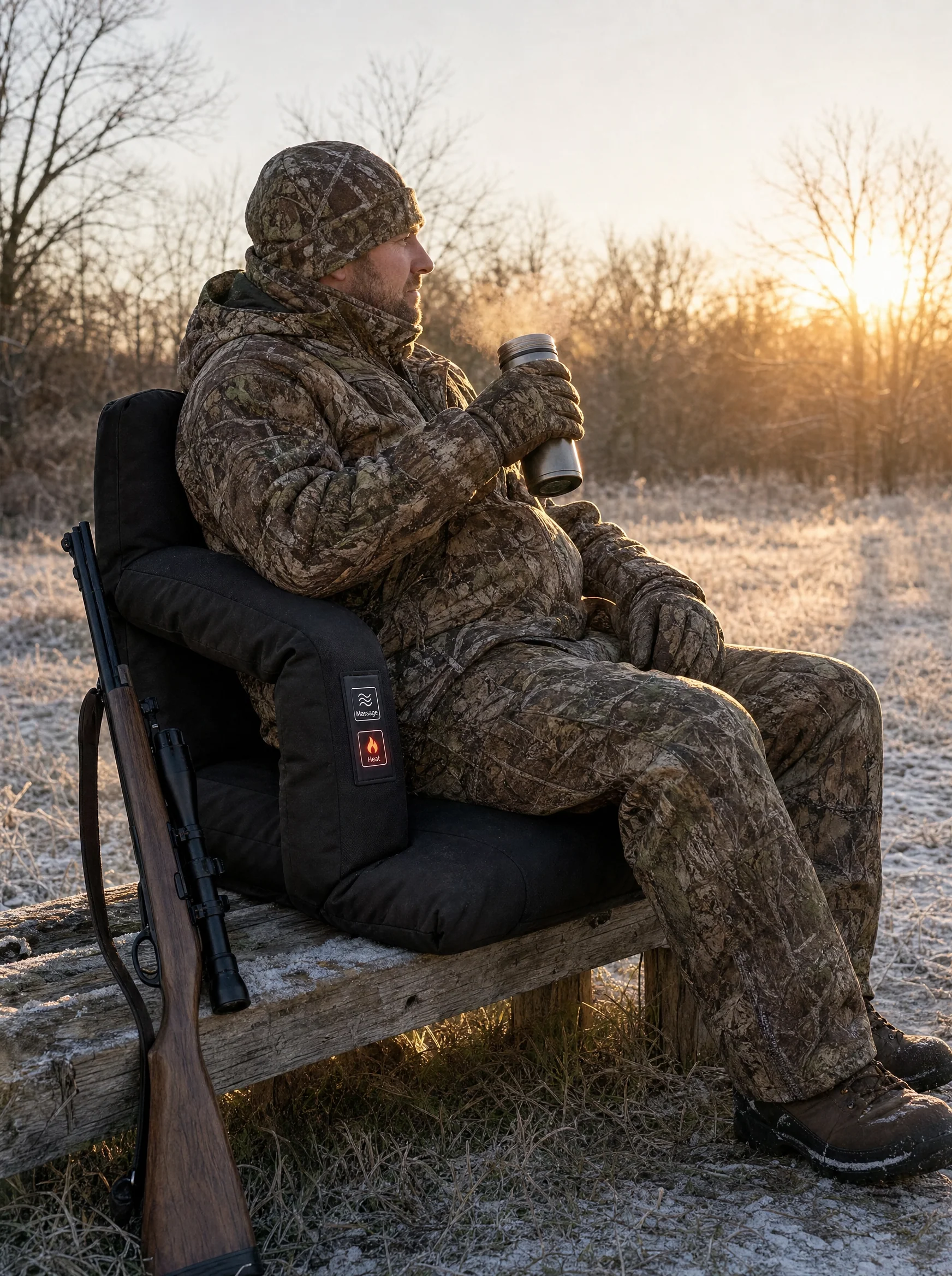 The Warm Seat in use
